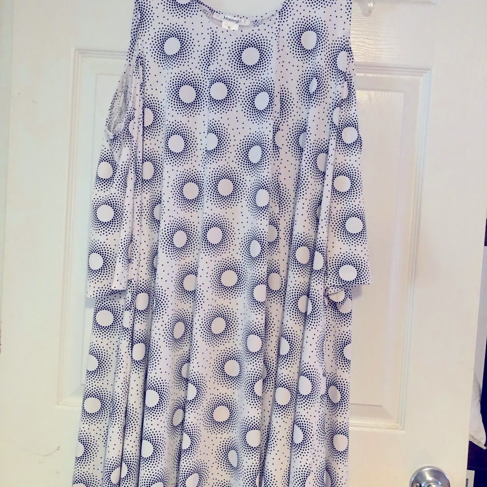 Cold shoulder dress